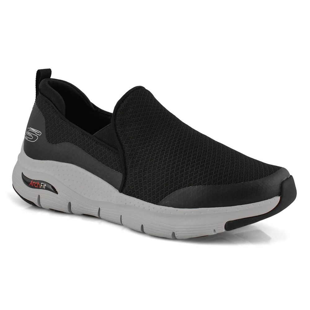 Men's Arch Fit Banlin Slip On Sneaker - Black/Whit