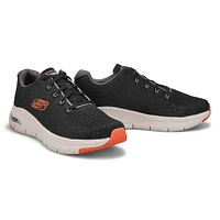 Baskets à lacets ARCH FIT, noir/orange, hommes