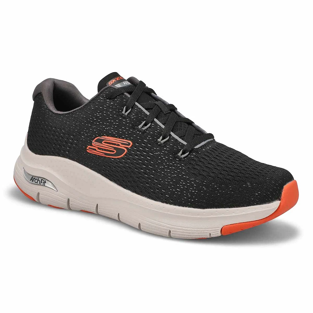 Baskets à lacets ARCH FIT, noir/orange, hommes