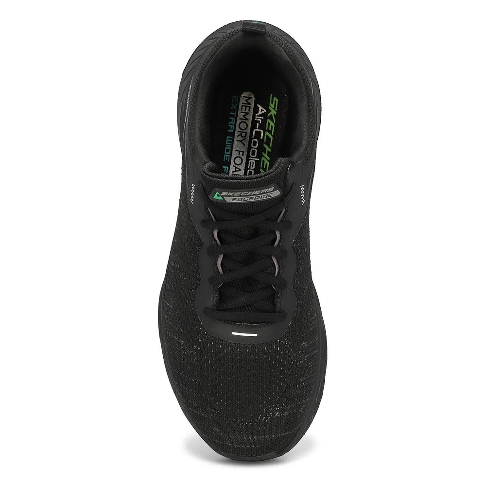 Men's Edgeride Extra Wide Sneaker - Black/Black