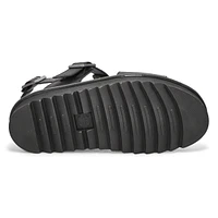 Women's Voss 2 Strap Casual Sandal - Black