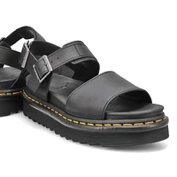 Women's Voss 2 Strap Casual Sandal - Black