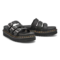 Sandale BLAIRE SLIDE 3 STRAP, noir, femmes