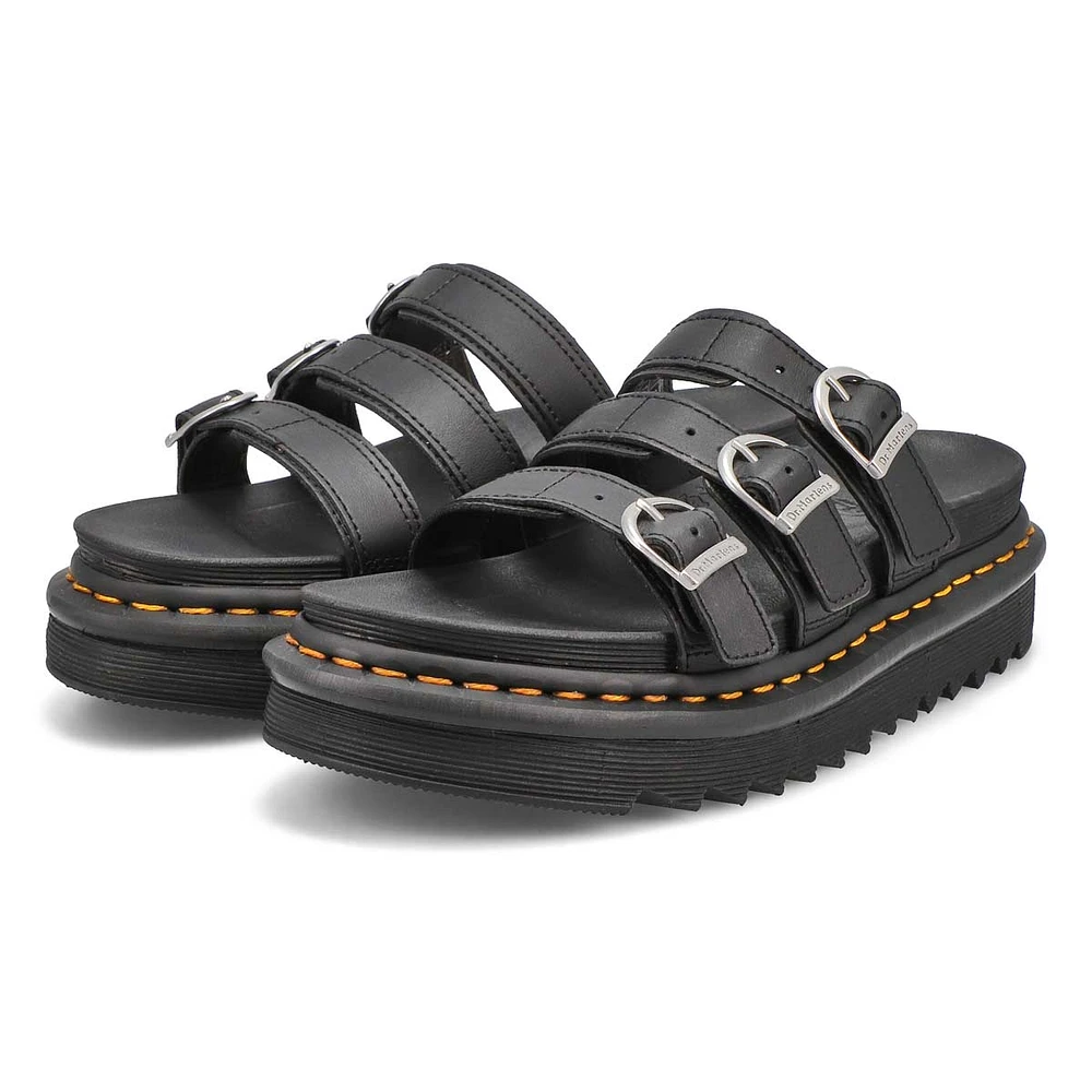 Women's Blaire Slide 3 Strap Sandal - Black