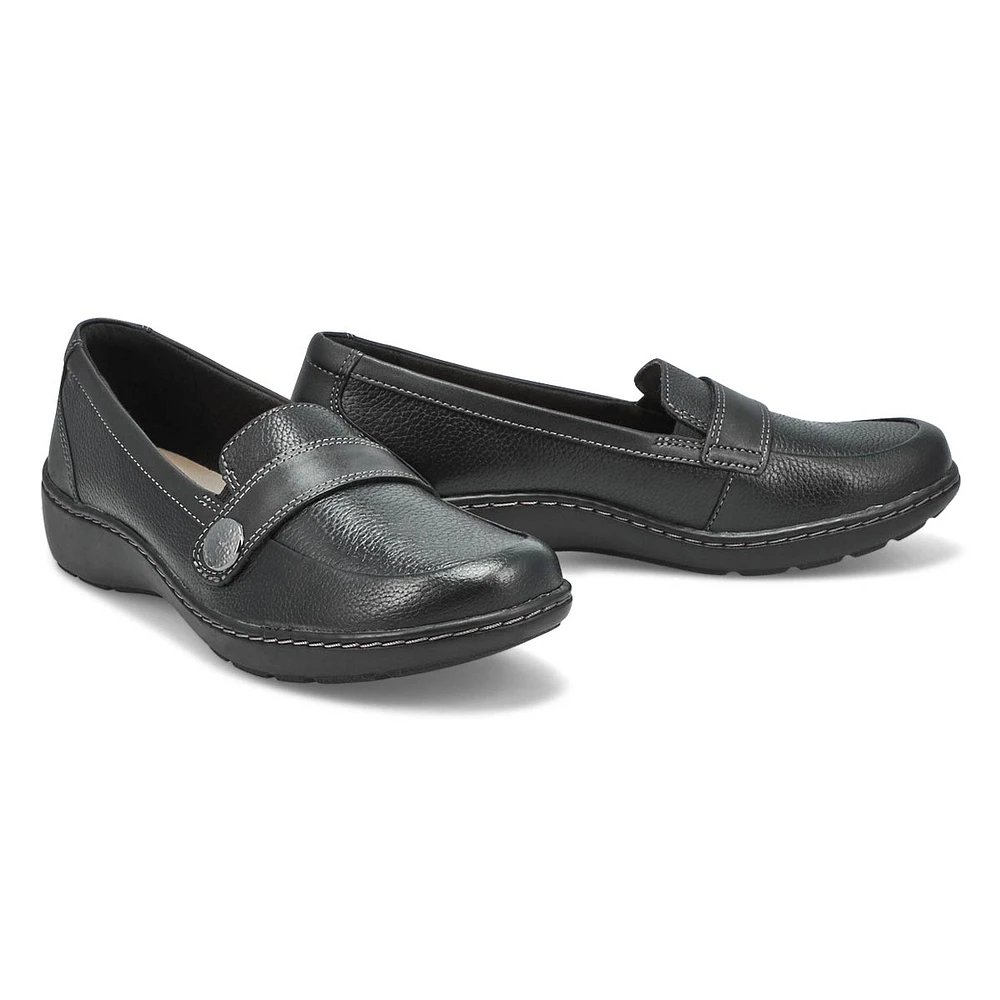 Women's Cora Daisy Wide Casual Loafer - Black