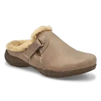 Women's Roseville Wide Casual Clog - Dark Taupe