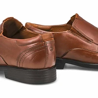 Men's Clarkslite Ave Wide Slip On Dress Shoe -Tan