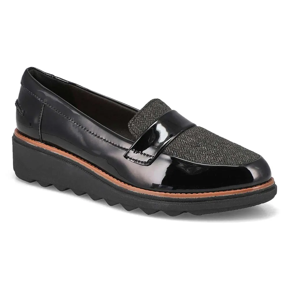 Women's Sharon Gracie Platform Loafer - Black