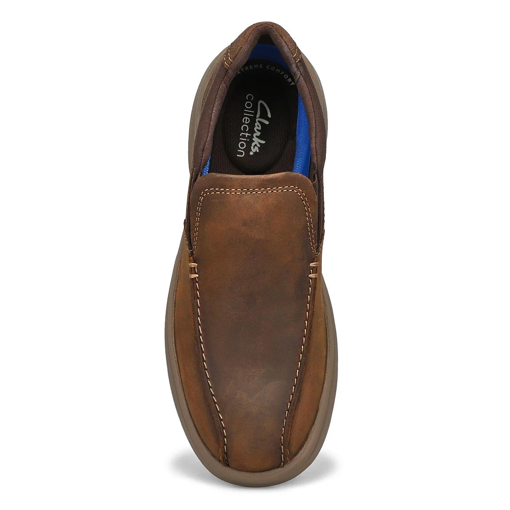Men's Bradley Step Casual Slip On Loafer - Black