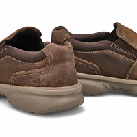 Men's Bradley Step Casual Slip On Loafer - Black