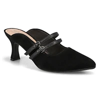 Women's  Kataleyna Eve Dress Heel - Black Suede