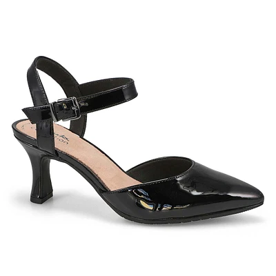 Escarpin en cuir verni KATALEYNA CORA, noir, femme