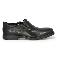 Men's Dresslite Step Slip On Wide Dress Shoe - Bla