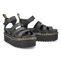 Women's Blaire Quad Casual Platform Sandal - Black