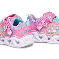 Infants' Heart Lights Light Up Sneaker - Pink/Mint