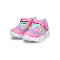 Infants' Heart Lights Light Up Sneaker - Pink/Mint