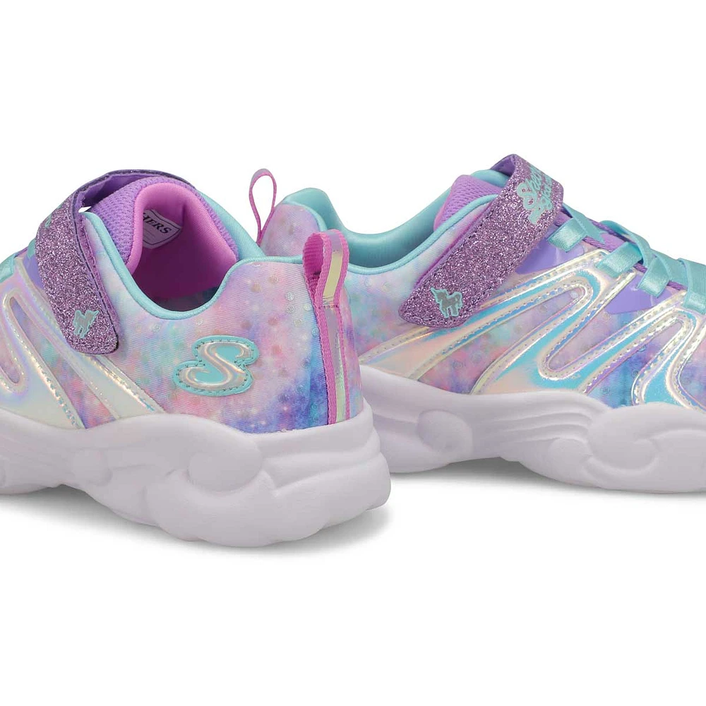 Girls' Unicorn Storm Sneaker - Lavender/Aqua