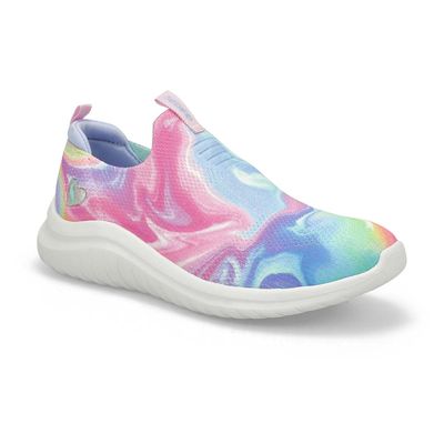 Girls' Ultra Flex 2.0 Swirlology Slip On Sneaker -