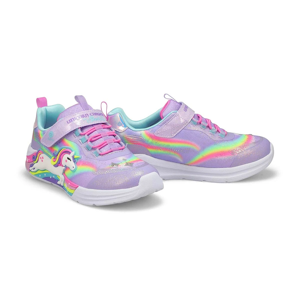 Girls'  Unicorn Chaser Light Up Sneaker - Lavender