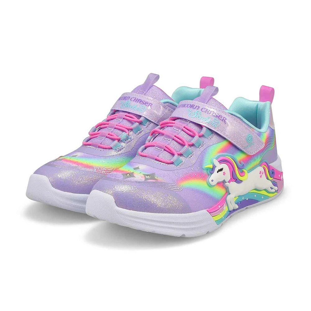 Girls'  Unicorn Chaser Light Up Sneaker - Lavender