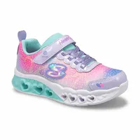 Girls' Flutter Hearts Lights Simply Love Sneaker