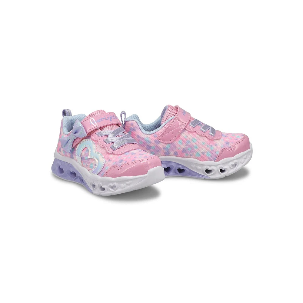 Infants' G Heart Lights Sneaker - Pink/Multi