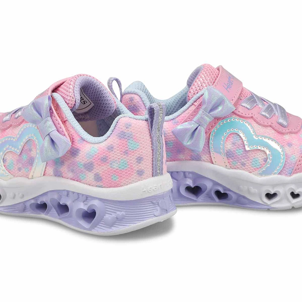 Infants' G Heart Lights Sneaker - Pink/Multi