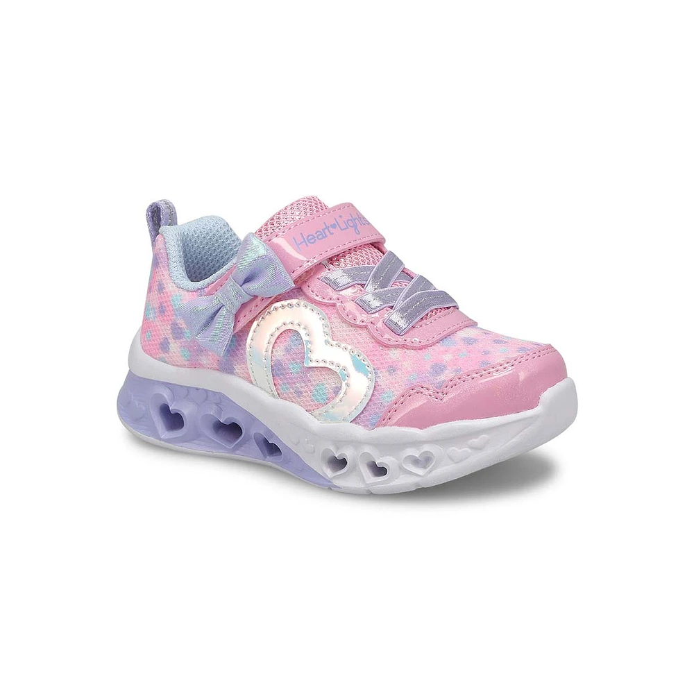 Infants' G Heart Lights Sneaker - Pink/Multi