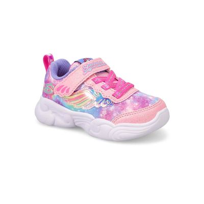 Infants' Unicorn Storm Strap Sneaker - Pink/Lavend