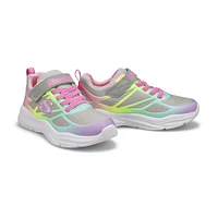 Girls' Power Jams Sneaker - Grey/Multi