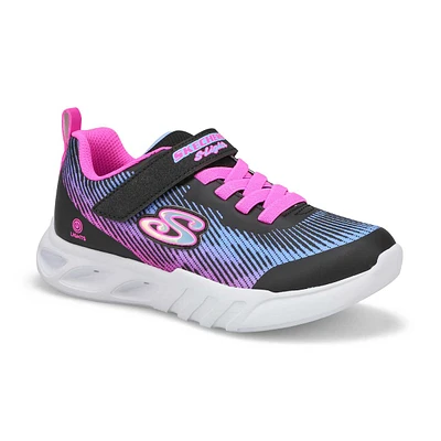 Girls'  Flicker Flash Light Up Sneaker - Black/Mul