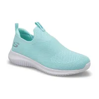 Girls' Ultra Flex Slip On Sneaker - Aqua