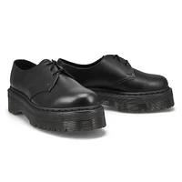 Women's Vegan 1461 Quad Mono Oxford - Black