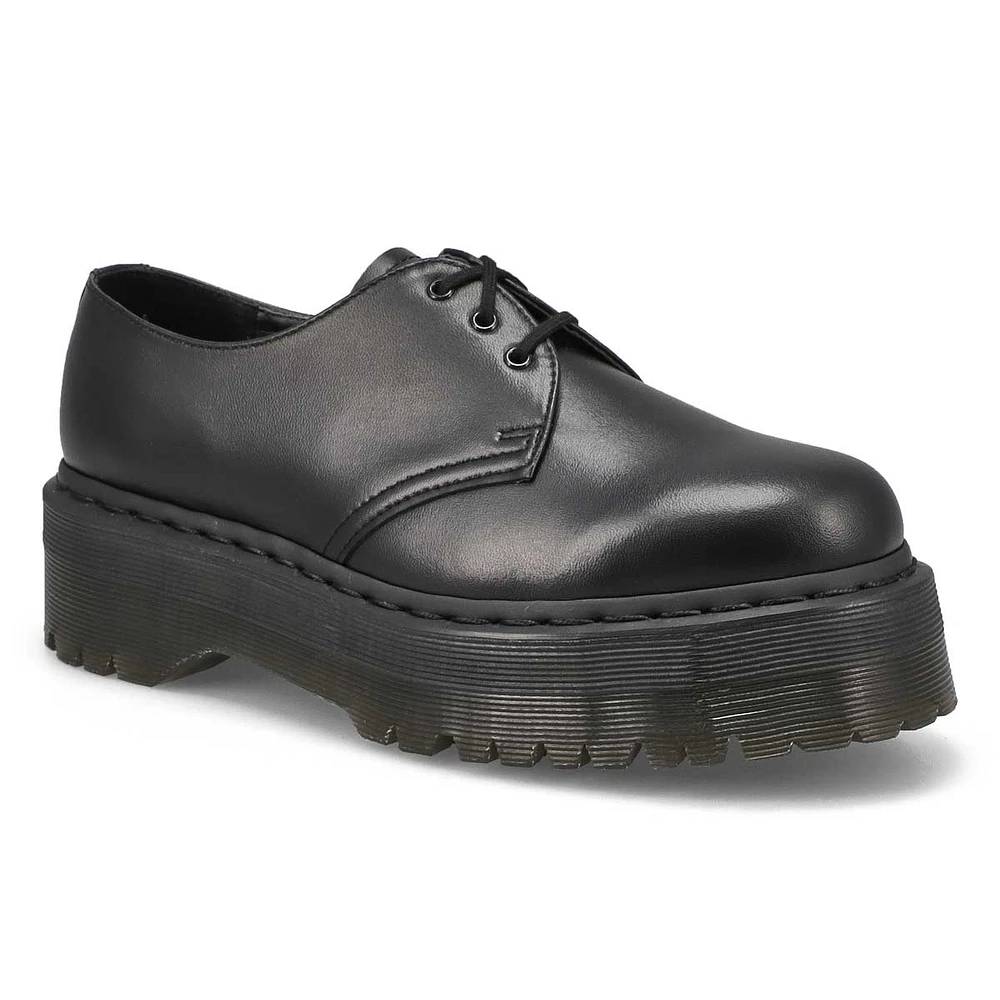 Women's Vegan 1461 Quad Mono Oxford - Black