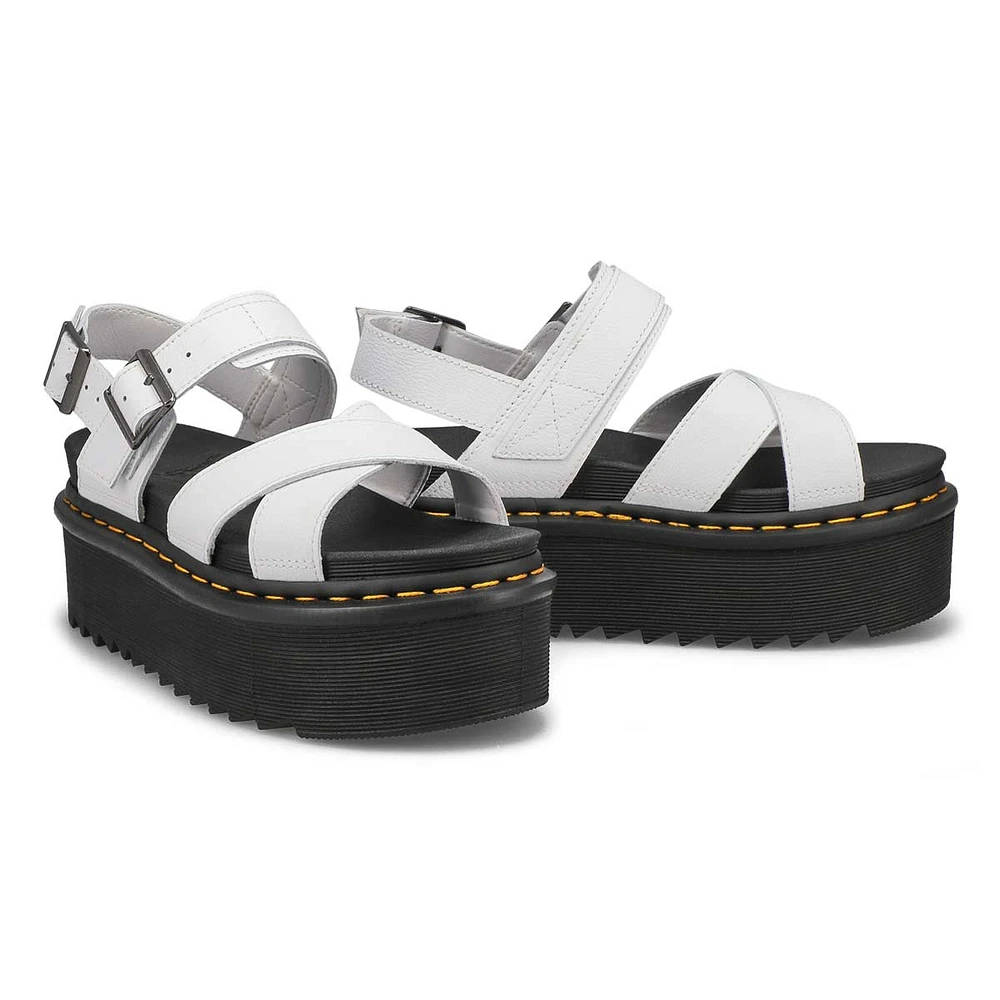 Women's Voss II Quad Athena Platform Sandal - Whit