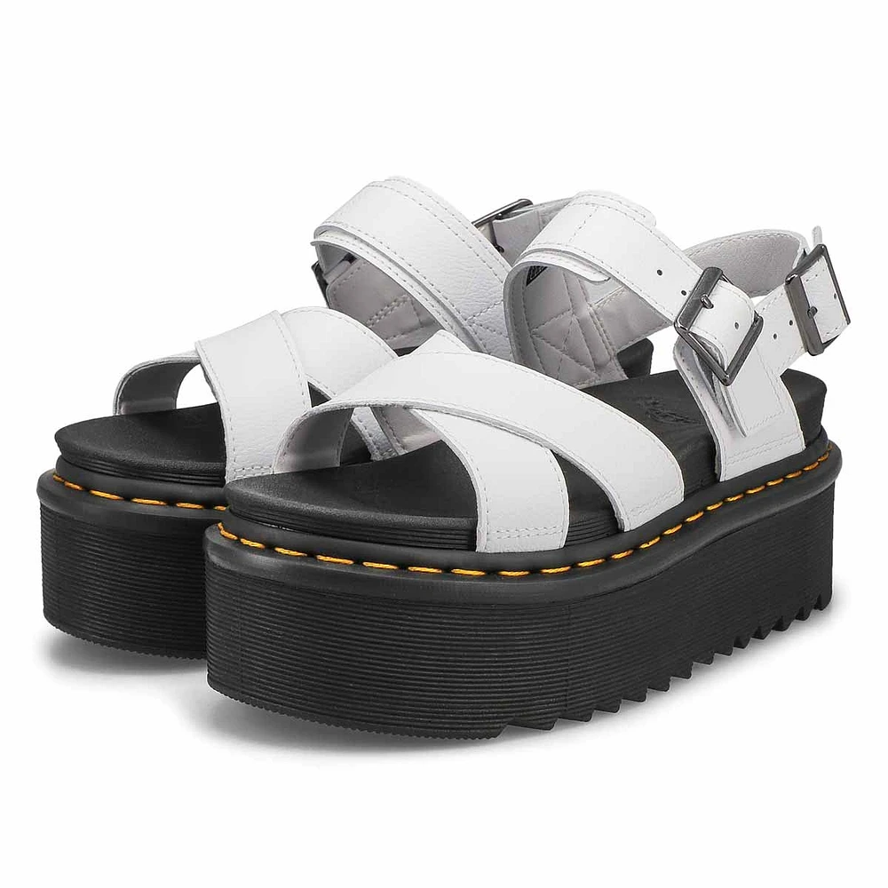 Women's Voss II Quad Athena Platform Sandal - Whit