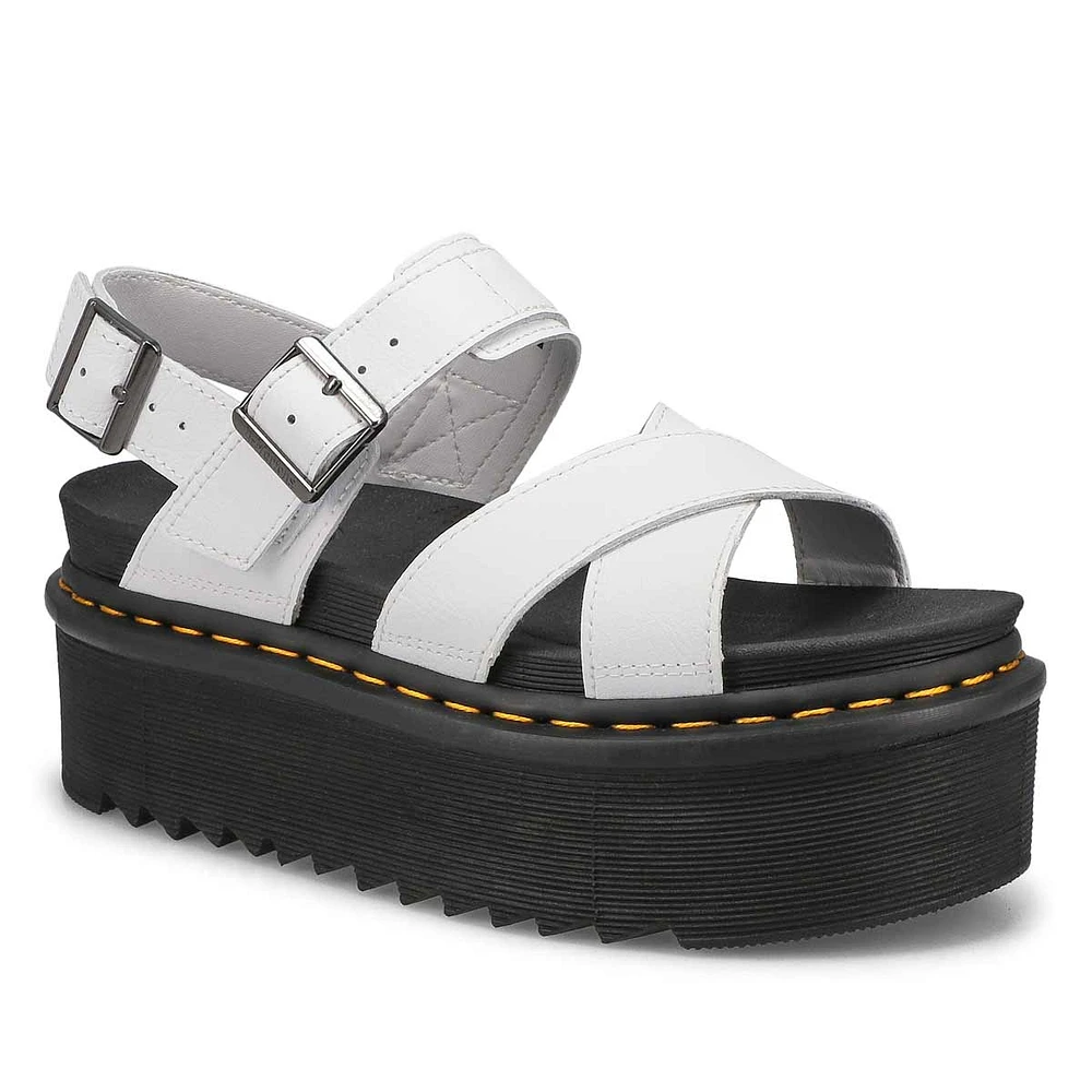 Women's Voss II Quad Athena Platform Sandal - Whit