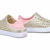 Girls' Guzman Steps Glitter Mist Slip On Shoe - Ch