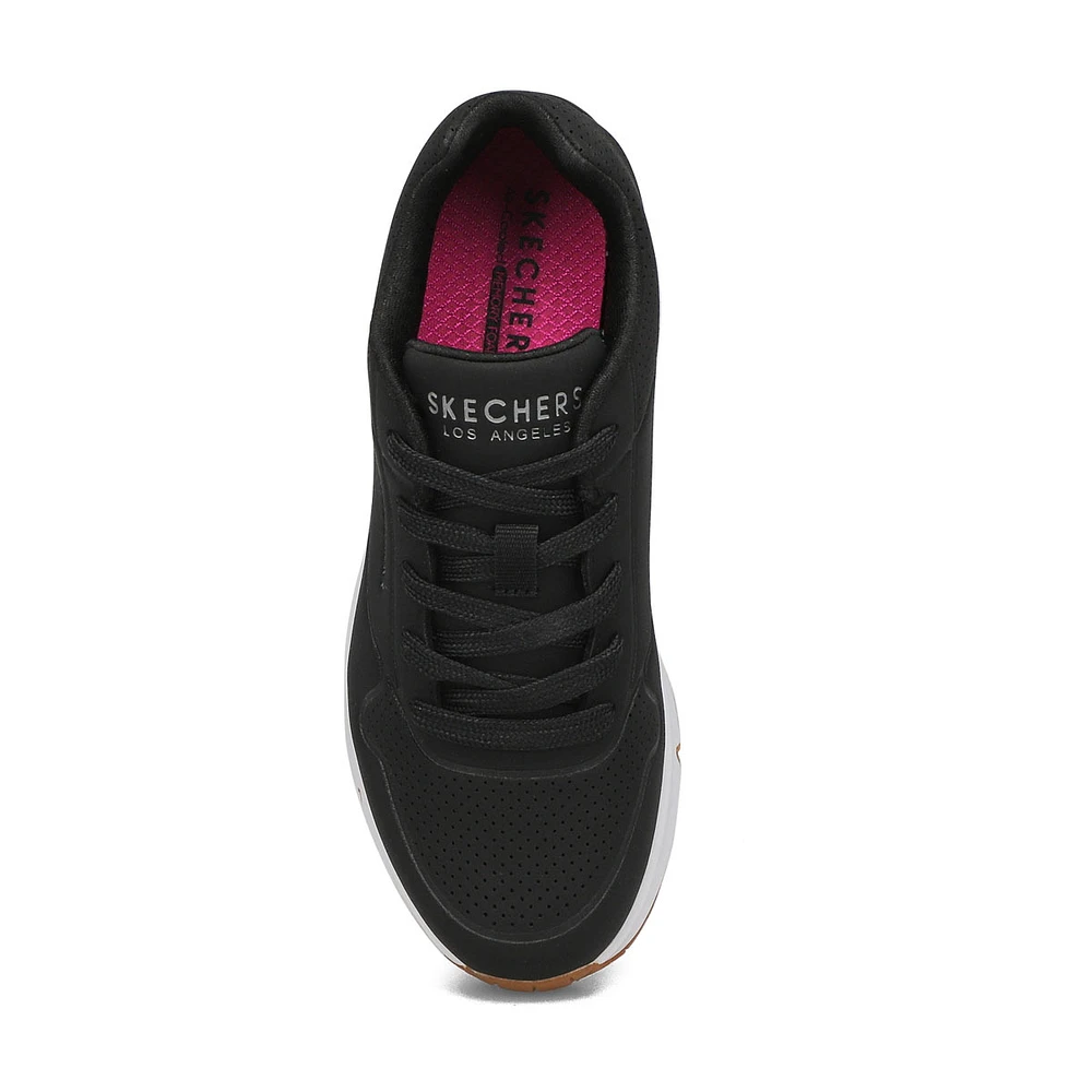 Girls' Uno Gen 1 Lace Up Sneaker - Black