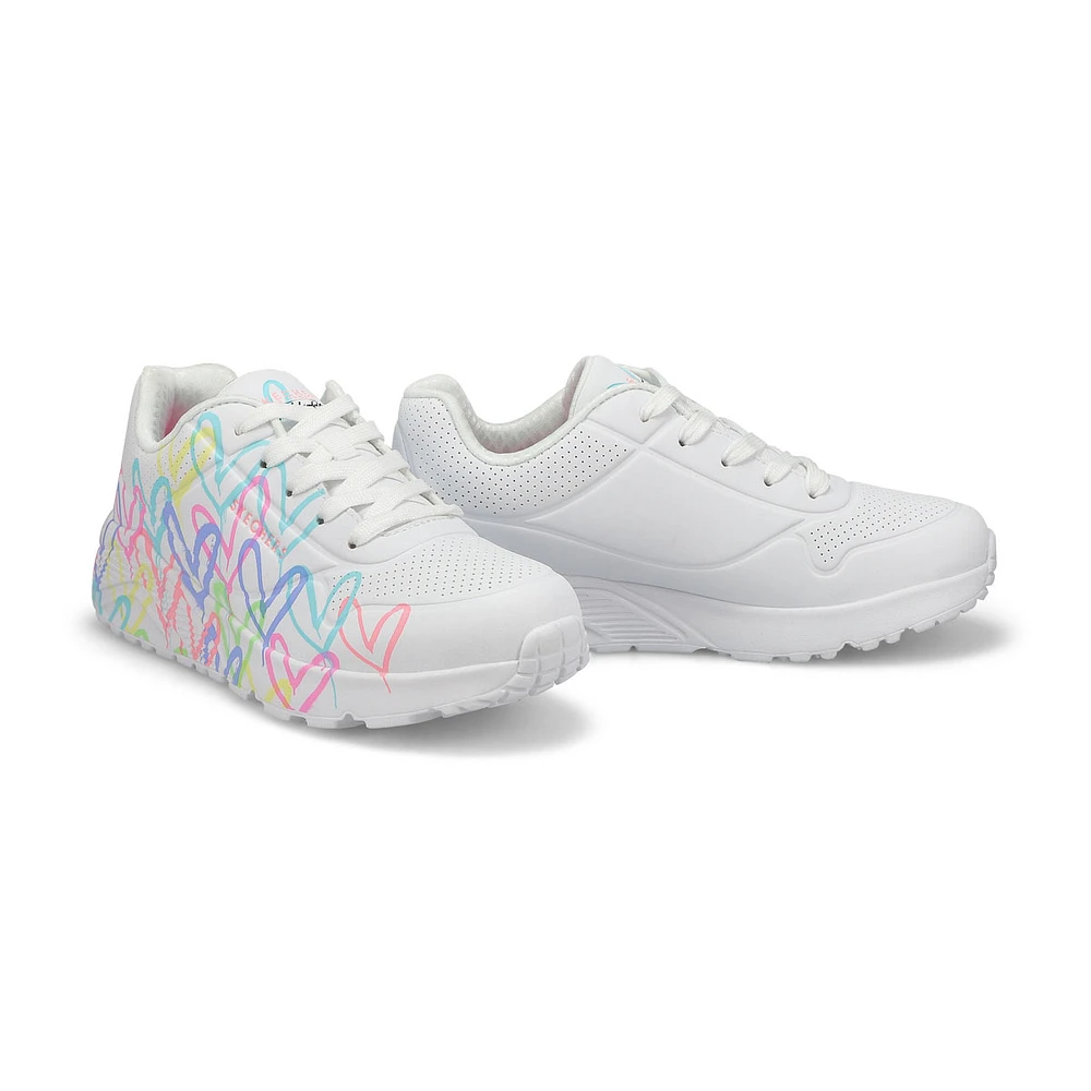 Baskets à lacets JGOLDCROWN UNO LITE METALLIC LOVE