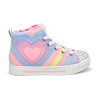 Girls'  Twinkle Toes Sparks Light Up Hi Sn