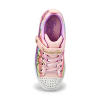 Girls' Twinkle Sparks Ombre Love Light Up Sneaker