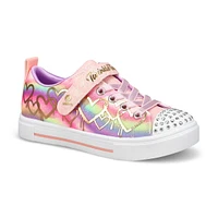 Girls' Twinkle Sparks Ombre Love Light Up Sneaker