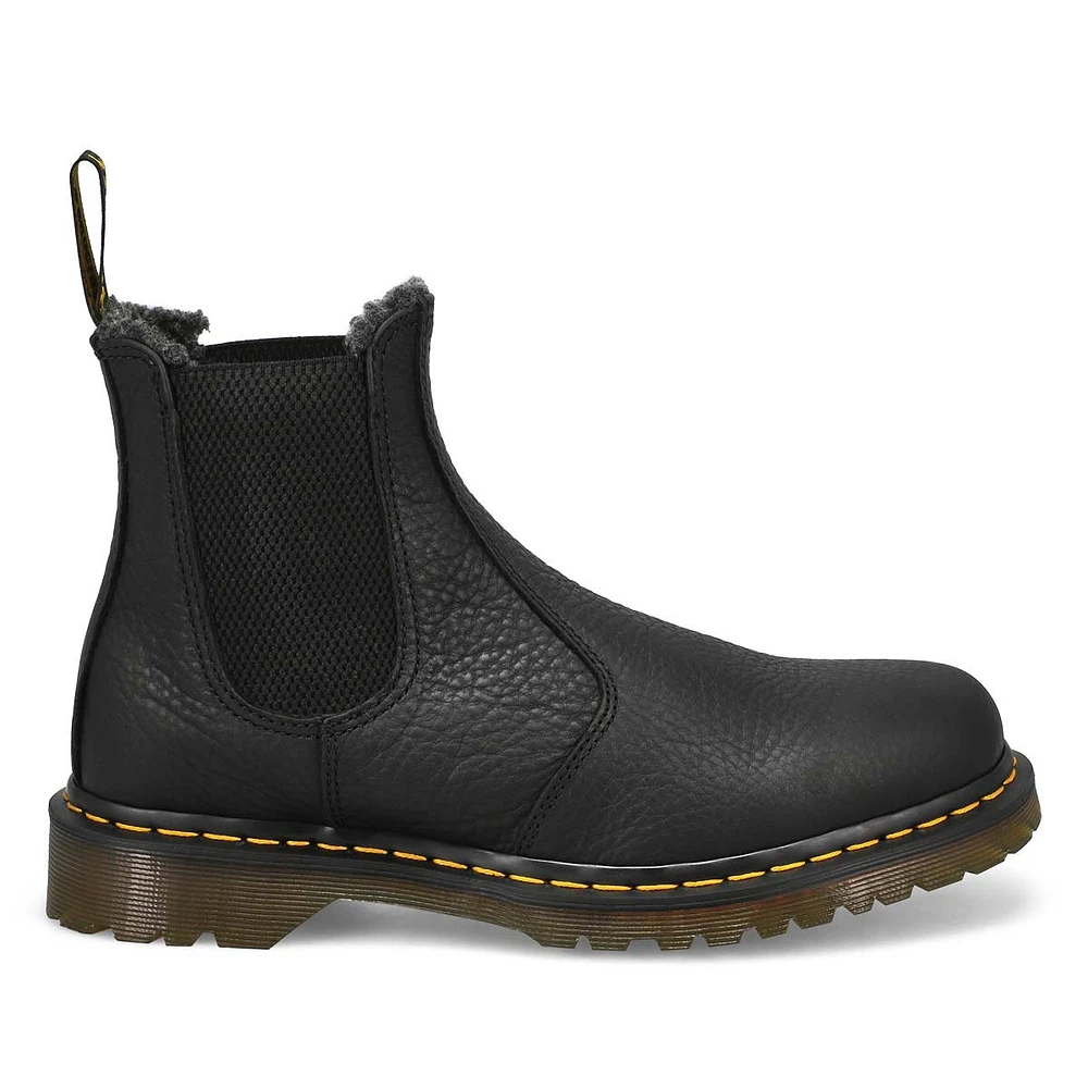 Botte Chelsea doublée à enfiler 2976 GRIZZLY, noir