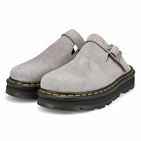 Unisex Zebzag Mule Suede Casual Clog