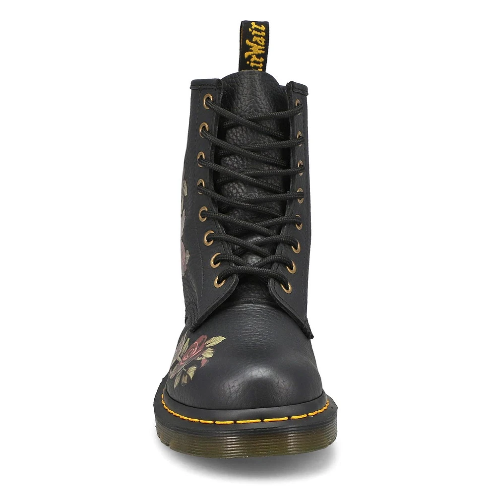 Women's 1460 Nappa 8-Eye Combat Boot - Decayed Ros