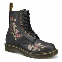 Women's 1460 Nappa 8-Eye Combat Boot - Decayed Ros