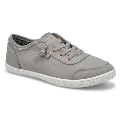 Women's Bobs B Cute Heel Strut Sneaker - Black
