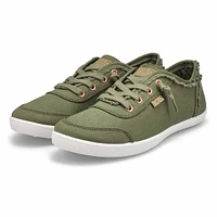 Women's Bobs B Cute Heel Strut Sneaker - Black