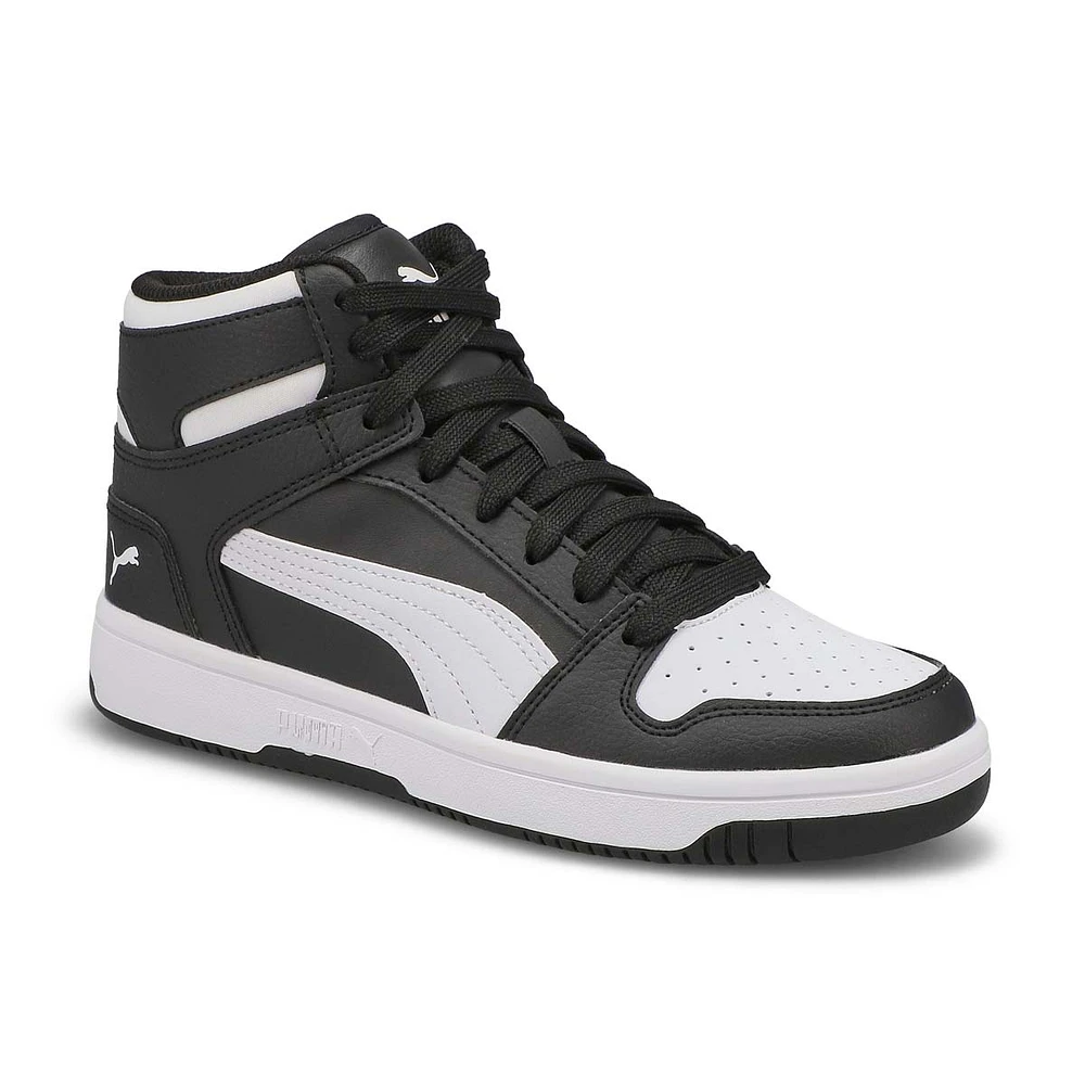 Kids' Rebound Layup SL Jr High Top Sneaker - Black